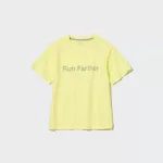 Uniqlo Ultra Stretch Dry-ex Crew Neck Short Sleeved T-shirt for Kids Yellow