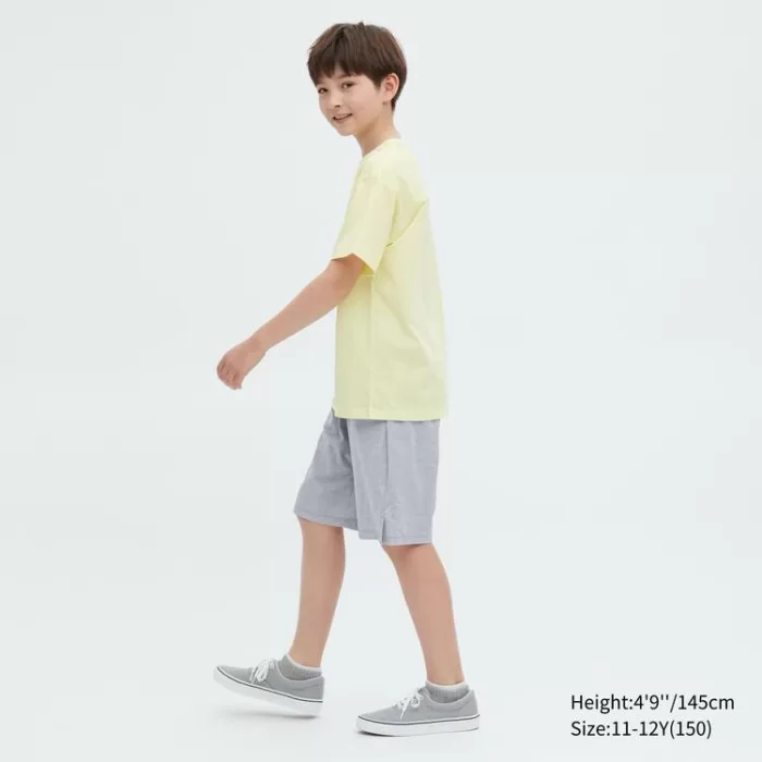 Uniqlo Ultra Stretch Dry-ex Shorts Boys Light Grey