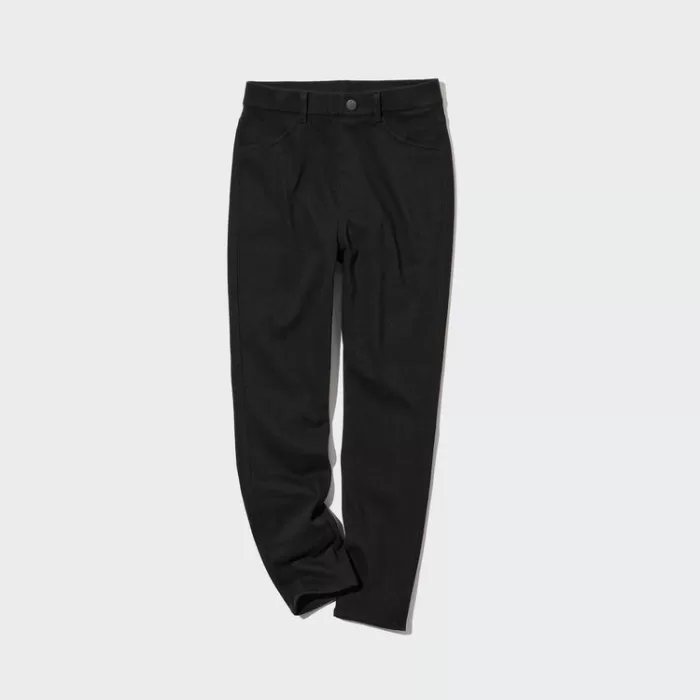 Uniqlo Ultra Stretch High Rise Cropped Fit Women’s Pants Black