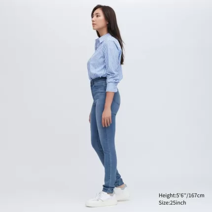 Uniqlo Ultra Stretch High Rise Skinny Fit Women’s Jeans Blue