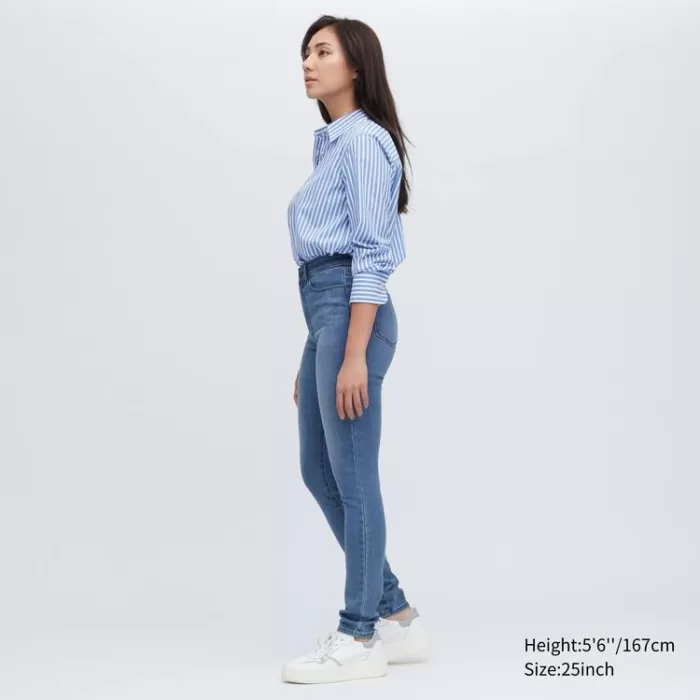 Uniqlo Ultra Stretch High Rise Skinny Fit Women’s Jeans Blue