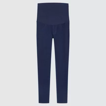 Uniqlo Ultra Stretch Maternity Leggings (2021 Season) Women Blue