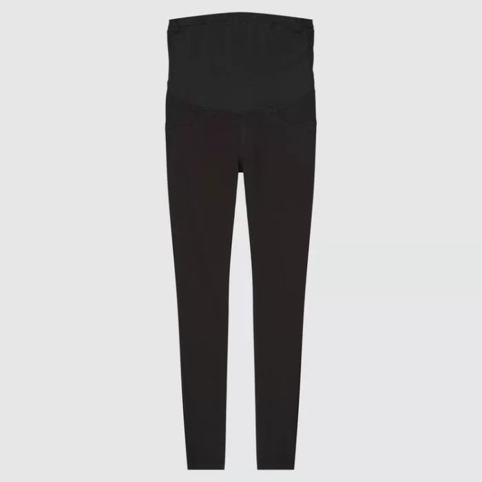 Uniqlo Ultra Stretch Maternity Leggings Women Black