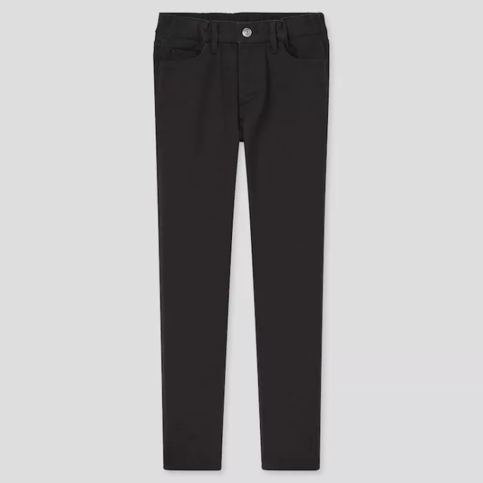 Uniqlo Ultra Stretch Slim Fit Pants (2021 Season) Kids Black