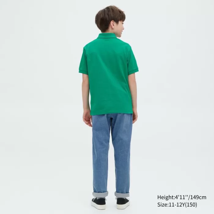 Uniqlo Ultra Stretch Tapered Pants Boys Blue