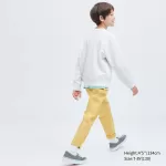 Uniqlo Ultra Stretch Tapered Pants Kids Yellow