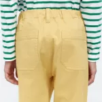 Uniqlo Ultra Stretch Tapered Pants Kids Yellow