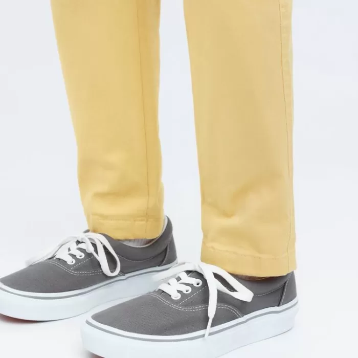 Uniqlo Ultra Stretch Tapered Pants Kids Yellow