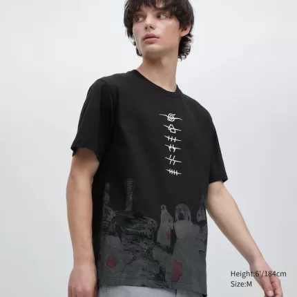 Uniqlo Ut Archive Naruto Printed Men’s Black T-Shirt