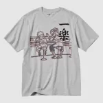 Uniqlo Ut Archive Naruto Printed T-shirt Men Grey