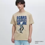 Uniqlo Ut Archive One Piece Printed T-shirt Men Beige