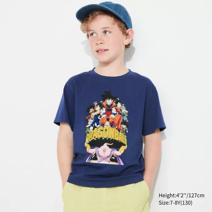 Uniqlo Ut Short Sleeve Dragon Ball T-Shirt Kids Blue