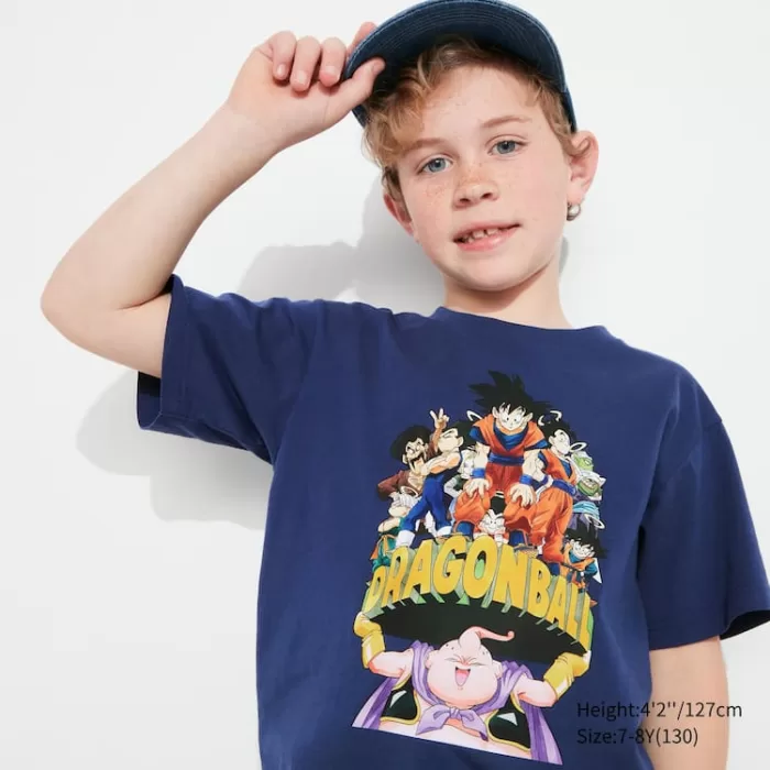 Uniqlo Ut Short Sleeve Dragon Ball T-Shirt Kids Blue