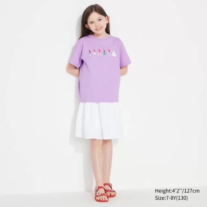 Uniqlo Utgp X Mfa Ut Printed T-shirt Kids Purple