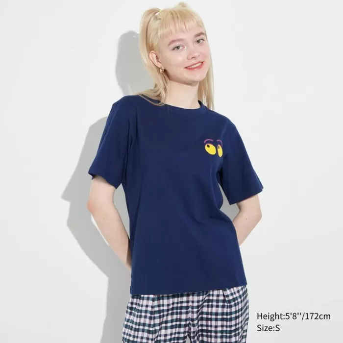 Uniqlo Utgp2023 Mfa Ut Printed Women’s T-shirt Navy Blue