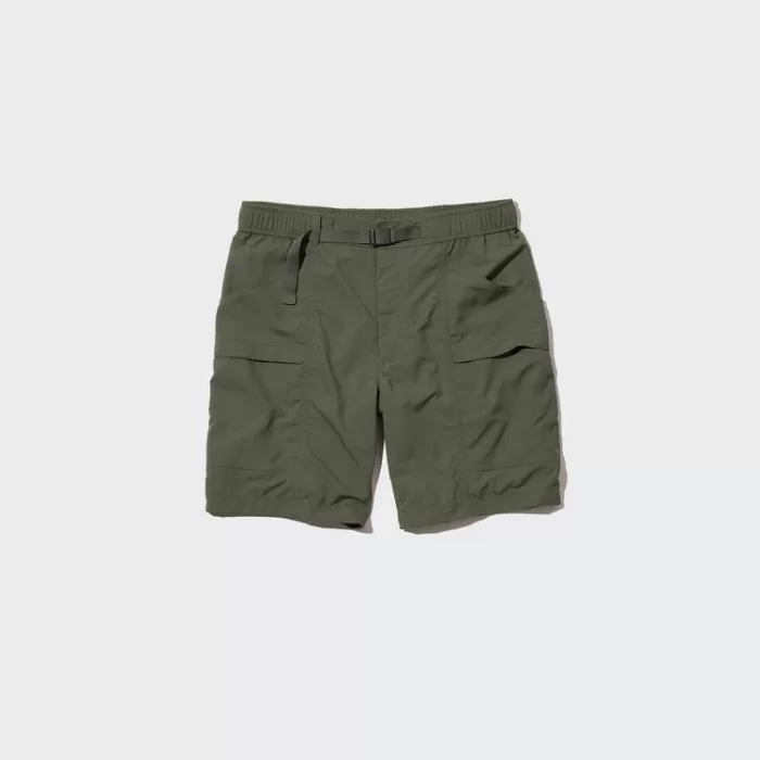 Uniqlo Utility Shorts Men Olive Green