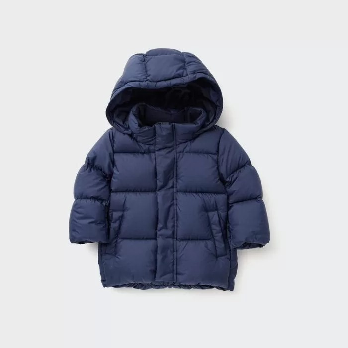 Uniqlo Volume Down Baby Coats Navy Blue