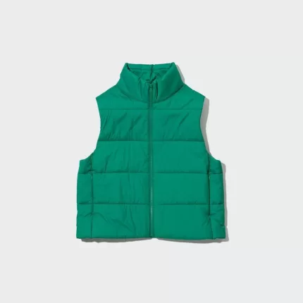 Uniqlo Warm Quilted Jackets Women Green