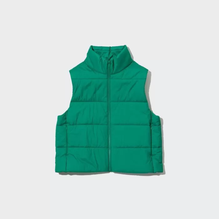 Uniqlo Warm Quilted Jackets Women Green