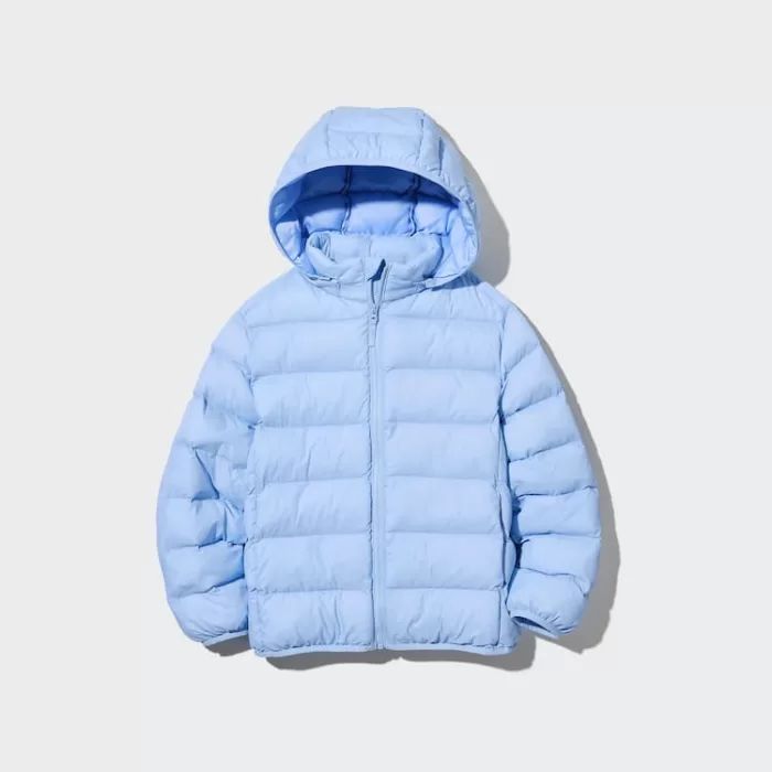 Uniqlo Warm Quilted Washable Anorak Kids Blue