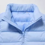 Uniqlo Warm Quilted Washable Vests for Kids in Blue