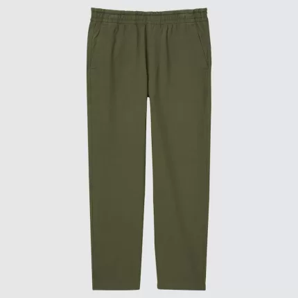 Uniqlo Washed Jersey Ankle Length Men’s Homewear Dark Green