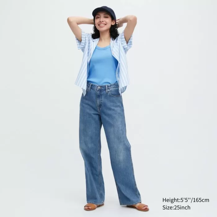 Uniqlo Women’s Baggy Jeans Blue