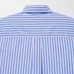 Uniqlo Women’s Cotton Striped Long Sleeved Shirts Blue White