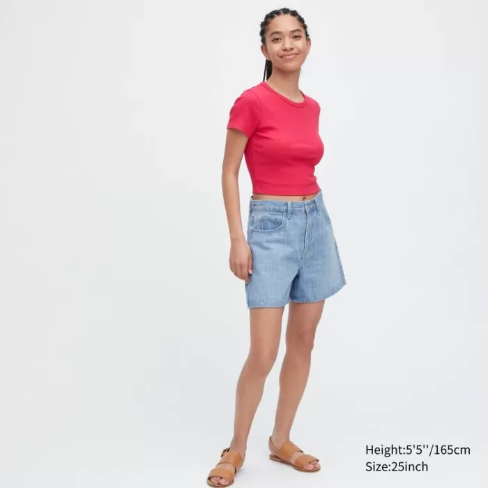 Uniqlo Women’s Denim Shorts Blue