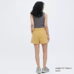 Uniqlo Women’s Easy Cotton Shorts Yellow