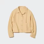 Uniqlo Women’s Relaxed Fit Jersey Jackets Yellow