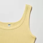 Uniqlo Women’s Ribbed Cropped Vest Yellow