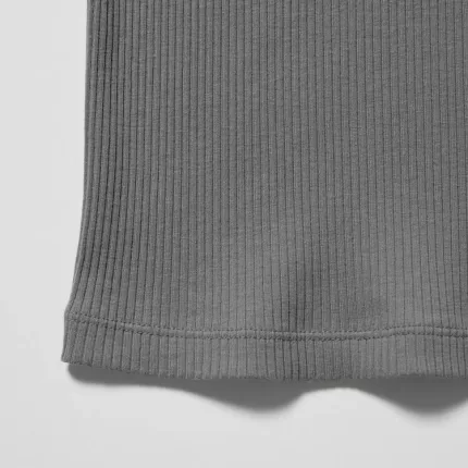 Uniqlo Women’s Ribbed Tops Grey