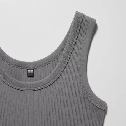 Uniqlo Women’s Ribbed Vest Grey