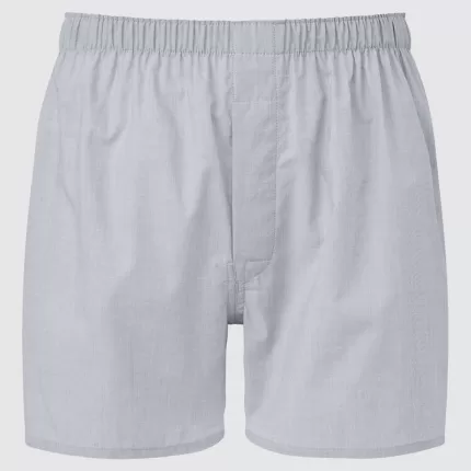 Uniqlo Woven Broadcloth Boxer Men’s Underwear Grey