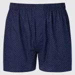 Uniqlo Woven Dotted Boxer Men’s Underwear Navy Blue