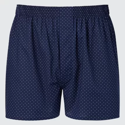 Uniqlo Woven Dotted Boxer Men’s Underwear Navy Blue