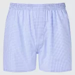 Uniqlo Woven Gingham Checked Boxer Men’s Underwear Blue