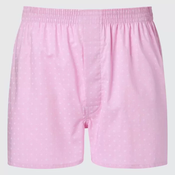 Uniqlo Woven Patterned Boxer Men’s Underwear Pink