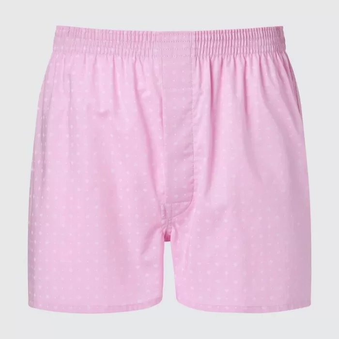 Uniqlo Woven Patterned Boxer Men’s Underwear Pink